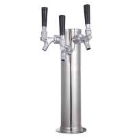 Triple hole tower, Column draft beer tower,stainless steel beer tower